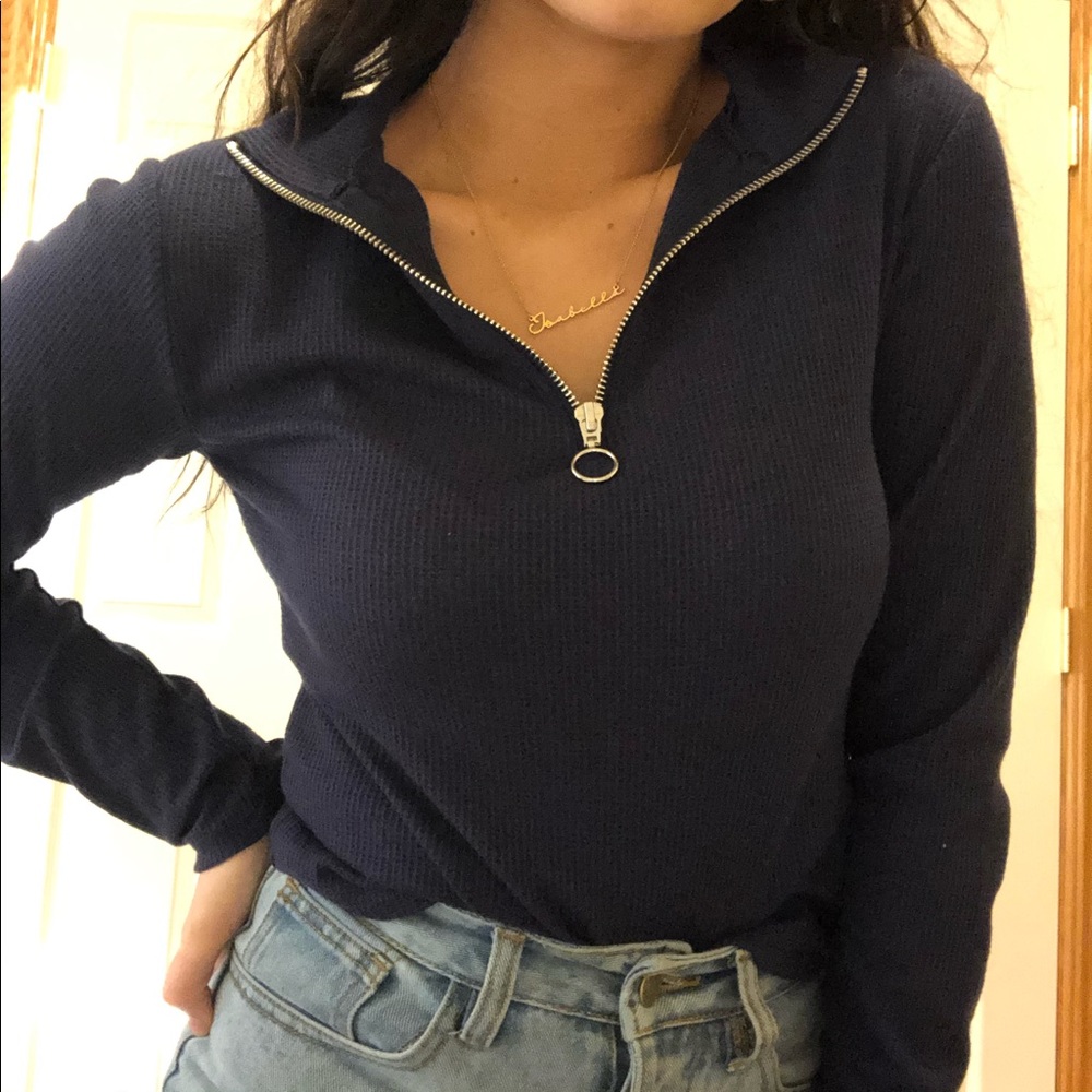 Half Zip Tee